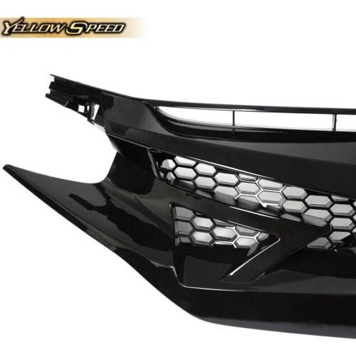 Front Bumper Grille Hood Abs Fit For 2016-2021 Honda Civ Ccb Foto 5