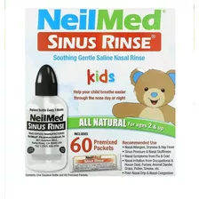 Nariz Saudável Kids Neilmed Sinus Rinse 60 Saches + Bisnaga