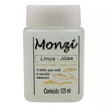 Limpa Jóias Ouro Limpador Liquido Monzi 125ml Original