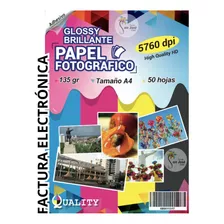 Papel Sticker Adhesivo Brillante X 50 Hojas X 5 Paquetes