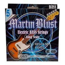 Encordado Para Bajo 5 Cuerdas 045-125 Martin Blust Rl410 C