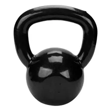 Kettlebell Emborrachado 4 Kg Treino Fitness Musculação Cor Preto