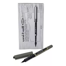 12 Canetas Eye Fine Uniball 0.7mm Ub-157 Tinta Prova D'água