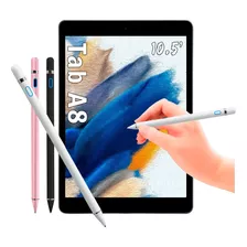 Caneta Branca Stylus Touch P/ Tablet Galaxy Tab A8 X200 X205