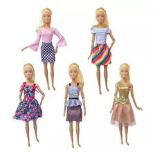 Ropa Barbie Set De 5 Outfit #4