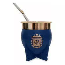 Mate Pampa Xl Afa Campeones Del Mundo Original C/ Bombilla