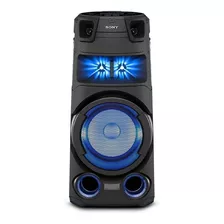 Parlante Sony Mhc-v73d Portátil Con Bluetooth Waterproof Negra 120v/240v 