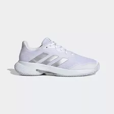 Tênis Feminino adidas Courtjam Cor Cloud White/silver Metallic/cloud White - Adulto 38 Br