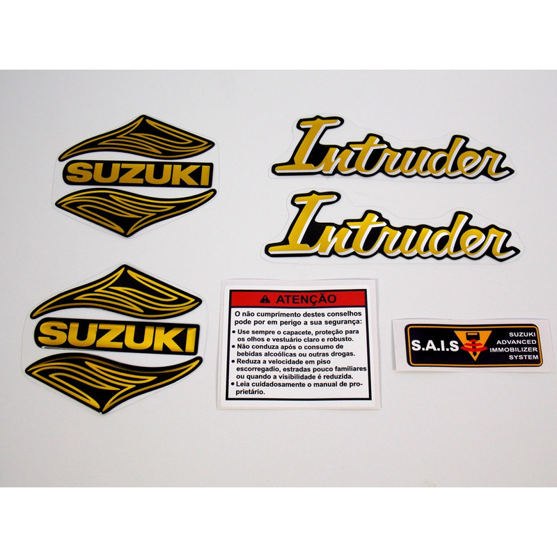 Kit Adesivos Suzuki Intruder 125 Resinado It003