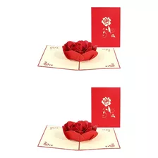 Nihay 2 Tarjetas De San Valentín, Tarjeta De Felicitación 3d