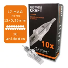 Cartucho De Agulhas Cheyenne Craft - 17 Magnum (12/0.35mm)