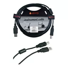 Cable Joyo Midi -usb A - Usb B P/tecla Controlador 1.80 Mts