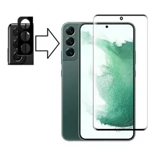 Película 3d De Vidro Temperado Galaxy S22 5g + Pel Camera
