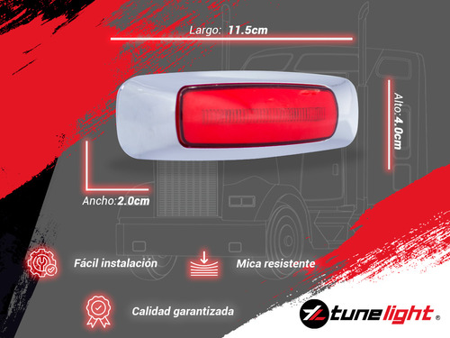 Plafon Led Plasma Gel Laterales 3 Funciones Camion 12-24v Foto 4