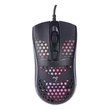 Mouse Gamer Panal 1600dpi Luces Led 7 Colores Usb Pc 