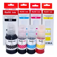 Kit X 4 Tinta Generica Canon Gi-11 Koreana 100%garantizada