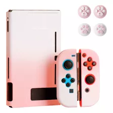 Funda Protectora Para Nintendo Switch Con 4 Tapas De Agarre.