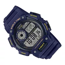 Reloj Casio Para Caballero Color Azul Ae-1400wh-2avcf