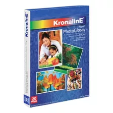 Papel Photoglossy Inkjet 20 Hojas Carta Kronaline Ph347 Foto