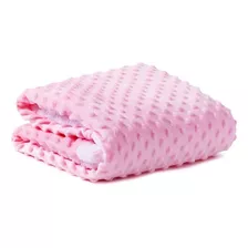 Manta Cobertor Premium Soft 75x100 Pipoca Bebe Rosa Infantil