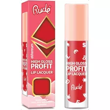 Laca De Labios Rude Cosmetics High Gloss Profit - Brillo De 