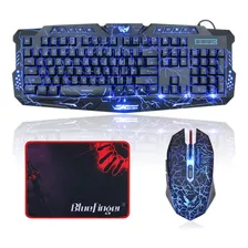 Teclado Y Mouse Bluefinger | Led | Usb