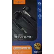 Fone De Ouvido Com Fio Inova Intra Auricular Original Cores