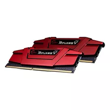 Memoria Dimm G.skill Ddr4 2666mhz 2x8gb Ripjaws V Rojo / /vc