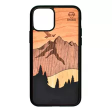 Carcasa De Madera Natural Bonoboss Para iPhone Sunset