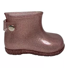 Bota Galocha Infantil Feminina Transparente Botinha Menina