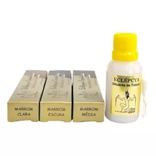 Kit 3 Tinturas Sobrancelhas Eclépcya 3 Cores + 1 Diluente