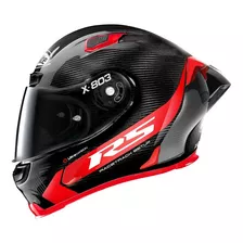 Capacete X-lite X-803 Rs Hotlap Vermelho Fibra De Carbono Tamanho Do Capacete 57/58 (m) Cor Vermelho