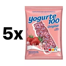 Bala Yogurte 100 Original Dori 5 Pacotes De 600g Cada