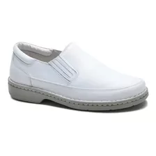 Sapato Branco Médico Enfermeiro Conforto Cr1005 Cl