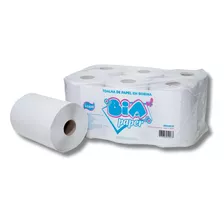 Papel Toalha Em Bobina Pc C/6 Rolos De 20cm X 200m