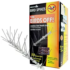 Bird-x Kit De Espigas Para Pájaros De Acero Inoxidable, Cubr