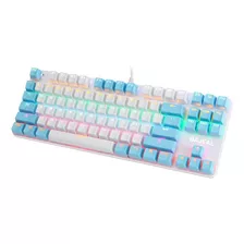 Teclado Gamer Español Teclado Mecanico Con Cable (87 Teclas)