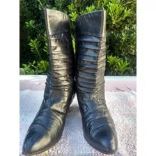 Botas Altas De Cuero Para Mujer. Unico Diseño!!