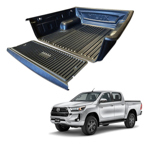 Bedliner Cubre Batea Logo  Toyota Hilux 2016 2017 2018 2019  Foto 5