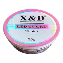 Gel Xed 56g (1unidade ) Para Unhas Acrigel E Fibra Cor 19 Pink