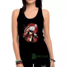 Regata Jujutsu Kaisen Anime Camiseta Feminina Regata 