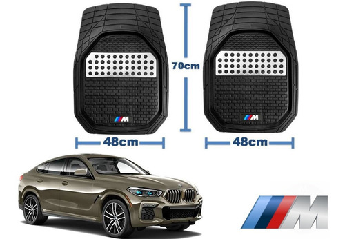 Tapetes 4pz Charola 3d Logo M-series Bmw X6 2021 2022 2023 Foto 2