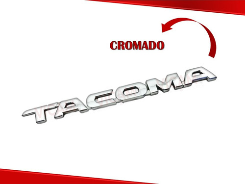 Kit De Emblemas Tacoma 07-15 Cromado Original Calidad Foto 2