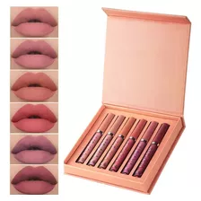 1 Kit De Cosméticos De Lápiz Labial De Larga Duración Matte