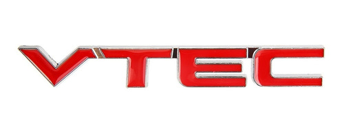 Logo Emblema Vtec Para Honda 12.8x1.8 Cm Metlico Foto 2