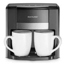 Cafeteira Multilaser Gourmet 2 Xícaras Preta 220v Be010 