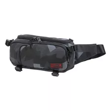 Bolsa De Una Tira Camuflaje Negro Impermeable Para Camara