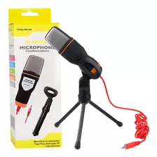 Microfone Condensador Profissional Com Tripé Gravação Pc