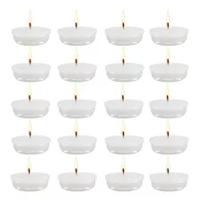 20 Velas Flotantes Aluzza