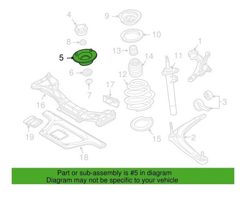 Base Amortiguador Del. Bmw Z4 Roadster 2.5 3.0 02 A 05 Foto 5